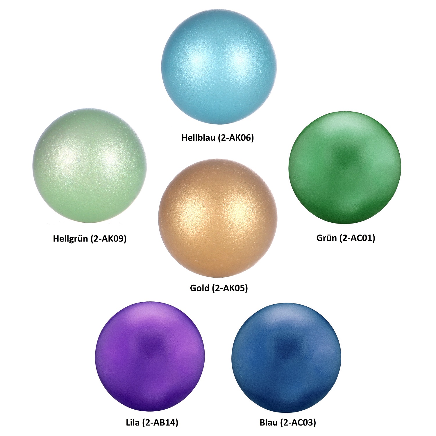 5 Seeblau 16mm Bola Perlen Mexican Ball Klangkugel für Anhänger Käfig